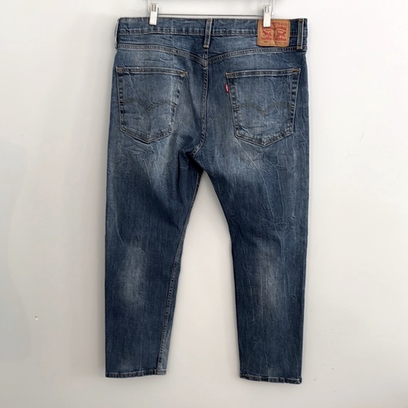 Blue Relaxed Fit Jeans with Vintage Fade - Picture 2 of 2